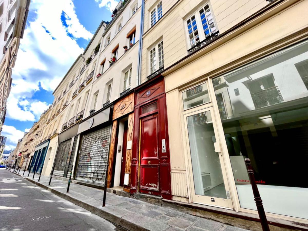 Ferienwohnung Dream Dwell Paris-Chic Flat In The Heart Of Marais Near Pompidou Centre Exterior foto